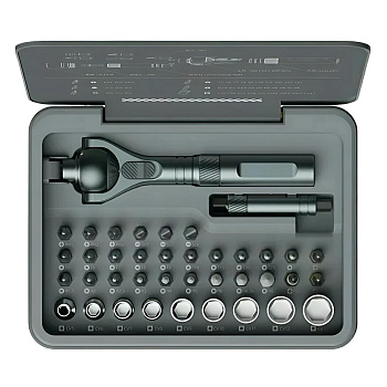 Набор инструментов с насадками DUKA Atuman RS-2 Ratchet Screwdriver Set (39 предметов)