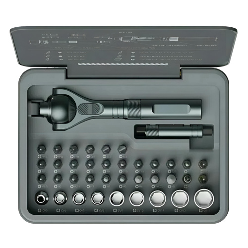 Набор инструментов с насадками DUKA Atuman RS-2 Ratchet Screwdriver Set (39 предметов)
