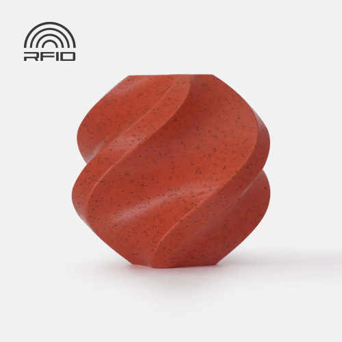 Филамент Bambu Lab PLA Marble 1кг, RFID (с катушкой) Red Granite (13201)