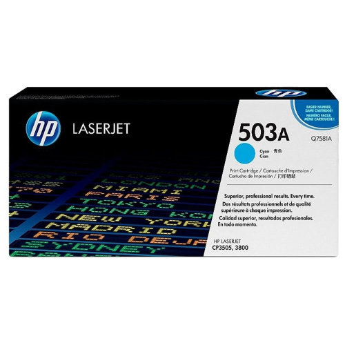 Картридж HP Q7581A (503A) голубой