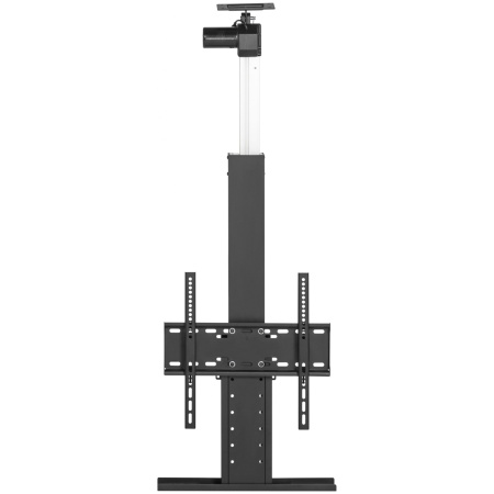 Кронштейн для телевизора напольный Cactus 32"-55" до 45кг черный (моторизованный лифт) CS-STM-7844