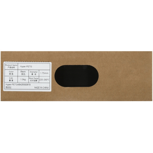 Филамент Creality Hyper PETG 1кг, 1.75мм Black
