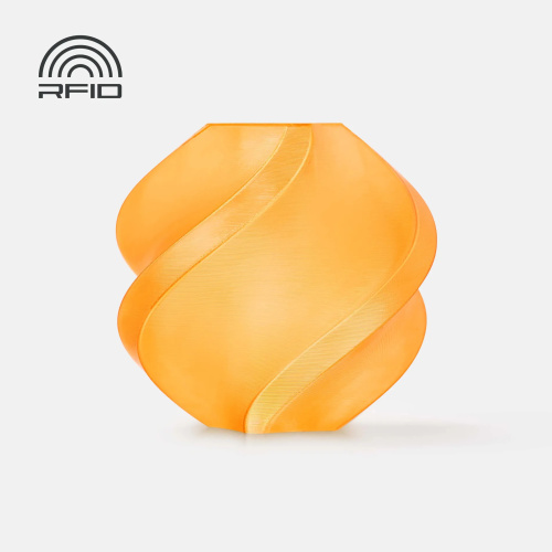 Филамент Bambu Lab PETG Translucent 1кг, RFID (без катушки) Orange (32300)