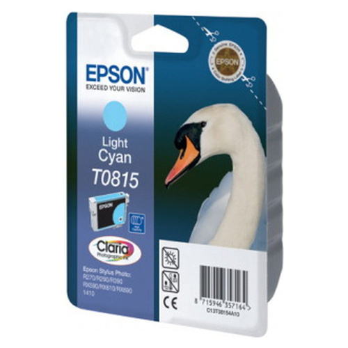 Картридж Epson C13T08154A10 (T0815) светло-голубой