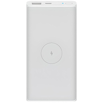 Внешний аккумулятор Xiaomi Mi 10W Wireless Power Bank 10000mAh, WPB15PDZM белый CN версия