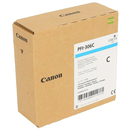 Картридж Canon PFI-306C (6658B001) голубой