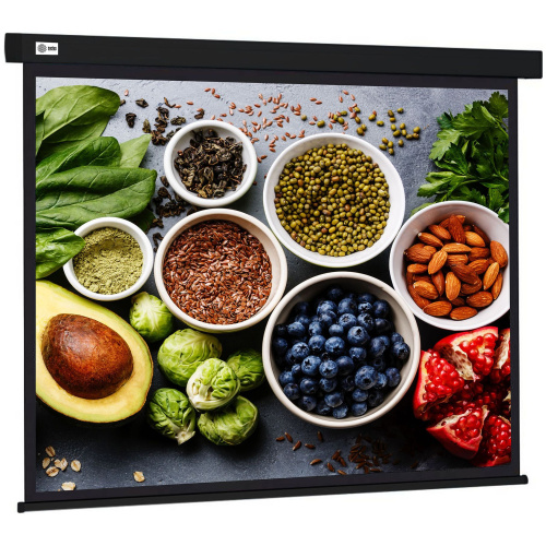 Экран Cactus 332x187см Wallscreen, 150", 16:9 настенно-потолочный, рулонный черный CS-PSW-187X332-BK