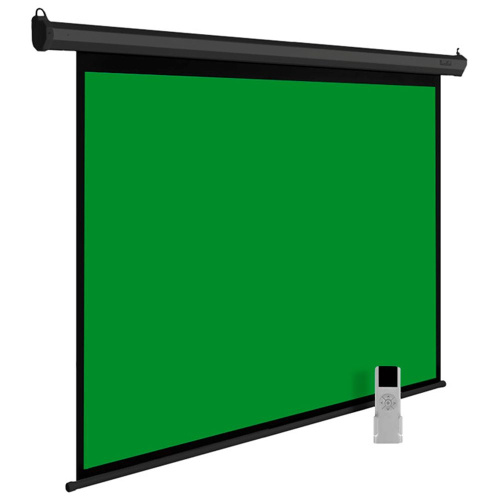 Экран Cactus 200x200см GreenMotoExpert, 111", 1:1 настенно-потолочный, эл.привод, CS-PSGME-200X200