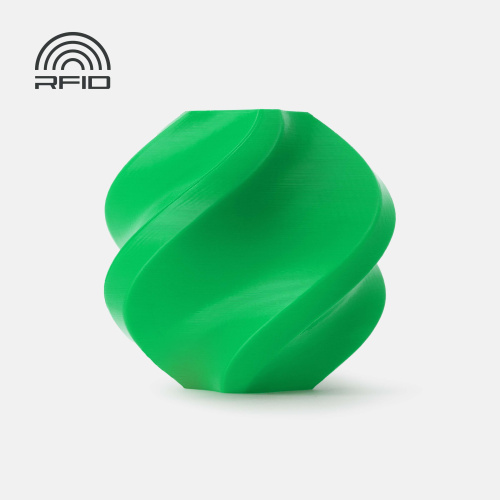 Филамент Bambu Lab PLA Basic 1кг, RFID (без катушки) Bambu Green (10501)