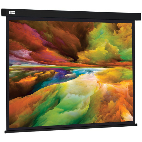 Экран Cactus 274x206см Wallscreen, 135", 4:3 настенно-потолочный, рулонный, черный CS-PSW-206X274-BK