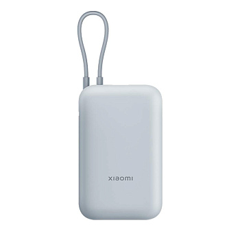 Внешний аккумулятор Xiaomi Mi 22.5W Power Bank 10000mAh Cable USB-C (P15ZM) голубой Global, РСТ