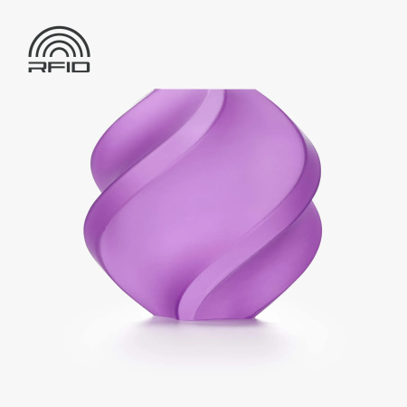 Филамент Bambu Lab PLA Translucent 1кг, RFID (с катушкой) Purple (13710)
