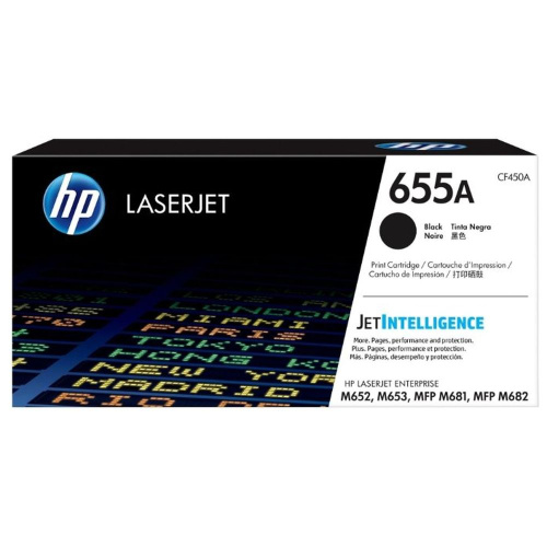Картридж HP CF450A (655A) черный