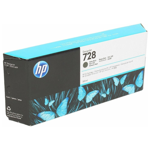 Картридж HP F9J68A (728) матовый черный