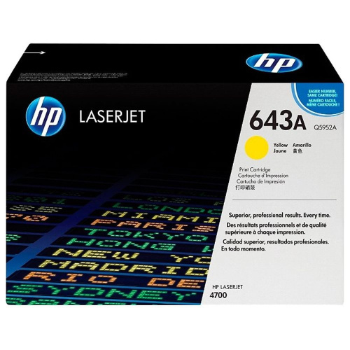 Картридж HP Q5952A (643A) желтый