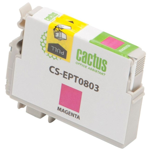 Картридж Cactus T0803 (CS-EPT0803) пурпурный для Epson
