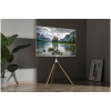 Подставка для телевизора напольная Cactus 45"-65", до 32кг, черная/орех, CS-ST1246BKWN