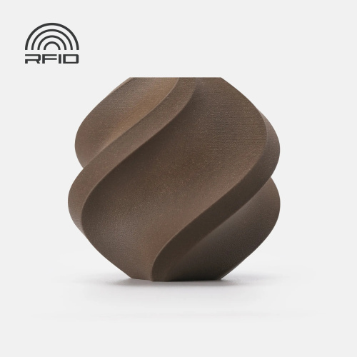 Филамент Bambu Lab PLA Wood 1кг, RFID (с катушкой) Black Walnut (13107)