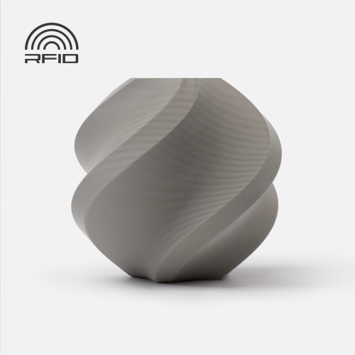 Филамент Bambu Lab PLA Basic 1кг, RFID (без катушки) Gray (10103)
