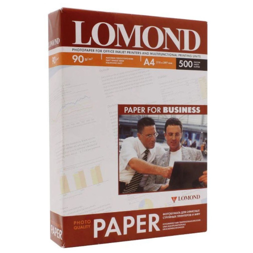 Фотобумага Lomond A4 матовая, односторонняя, 90 г/м2, 500 листов 0102131