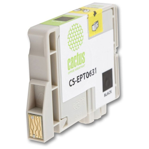 Картридж Cactus T0631 (CS-EPT0631) черный для Epson