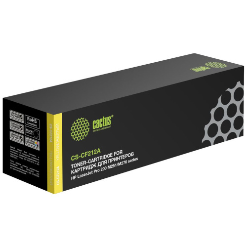 Картридж Cactus CF212A (CS-CF212A) 131A желтый для HP