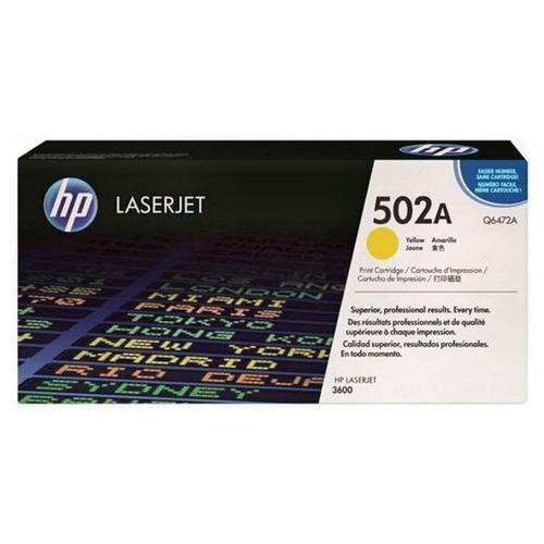 Картридж HP Q6472A (502A) желтый