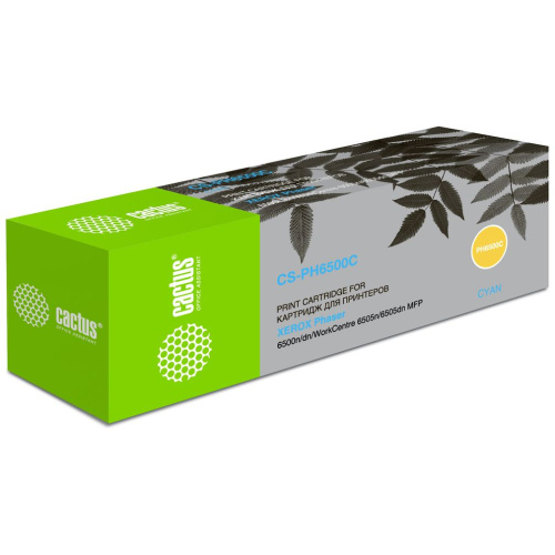 Картридж Cactus 106R01601 (CS-PH6500C) голубой для Xerox