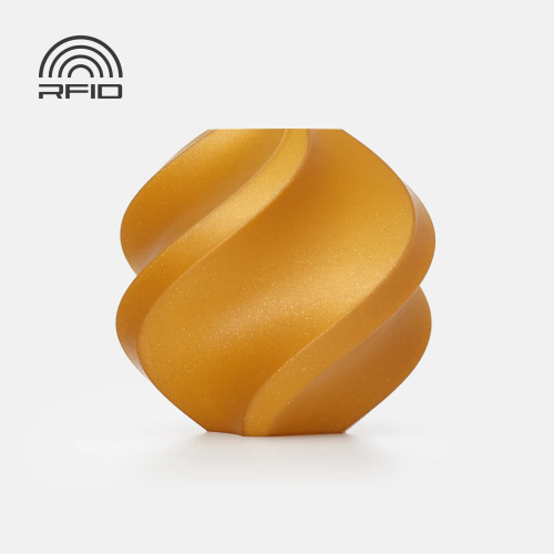 Филамент Bambu Lab PLA Sparkle 1кг, RFID (с катушкой) Classic Gold Sparkle (13402)