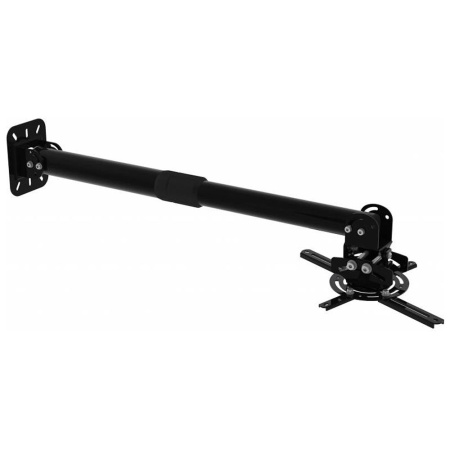 Кронштейн для проектора потолочный Cactus CS-VM-PR16L-BK поворот и наклон, до 13.6кг, черный