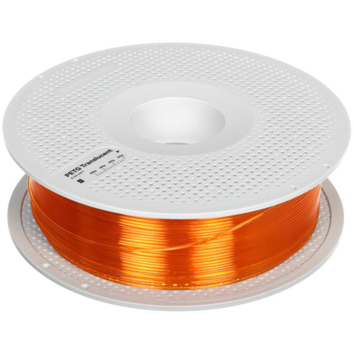 Филамент Bambu Lab PETG Translucent 1кг, RFID (с катушкой) Orange (32300)